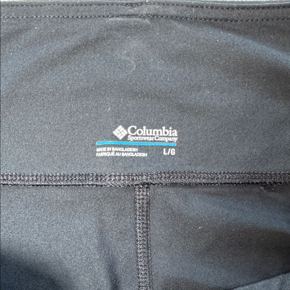Columbia Women’s Black Cropped Leggings Size Large - Picture 3 of 7